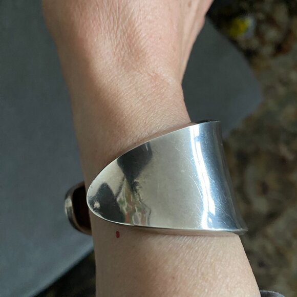 Robert Lee Morris Signed Vintage Cuff Bracelet Sterling Silver EUC ~$900 - Picture 11 of 11